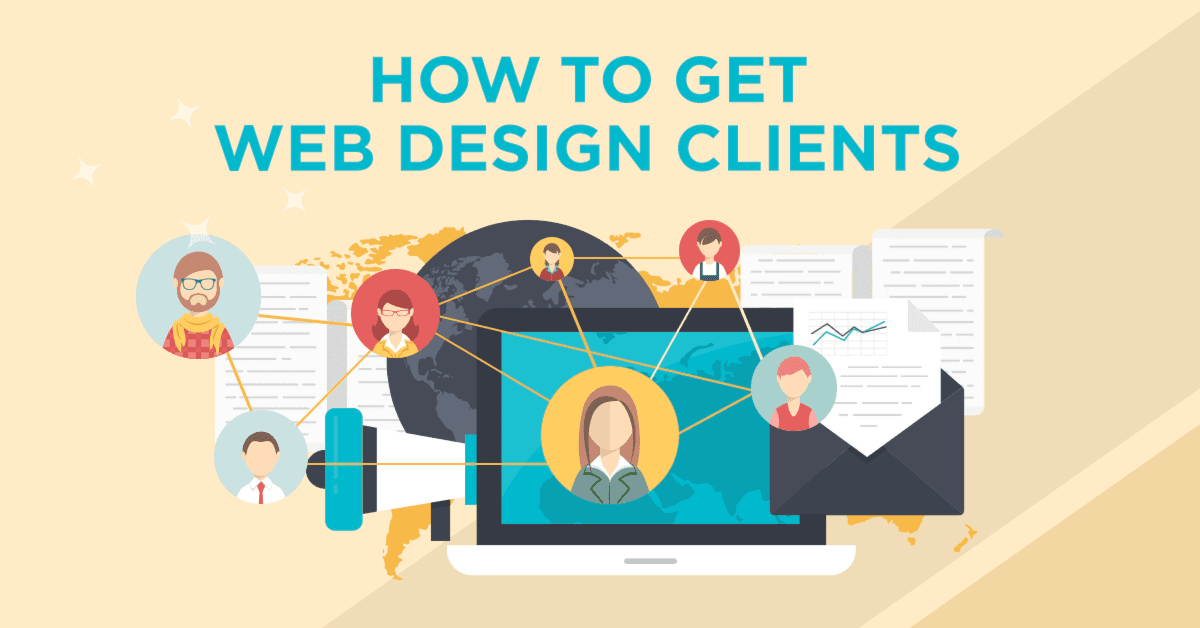 how to get web design clients