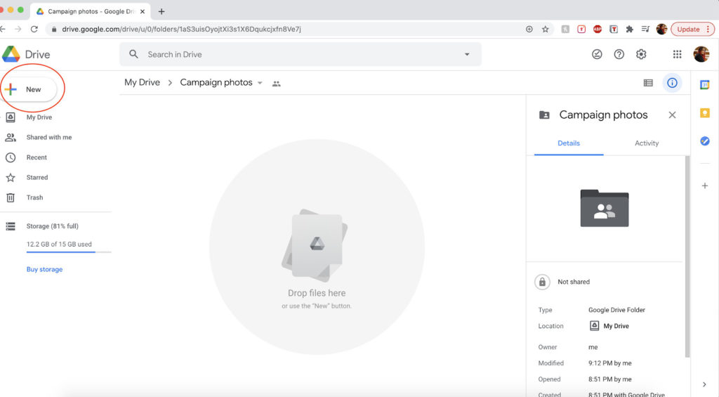 How to Access and Open files in Google Drive 