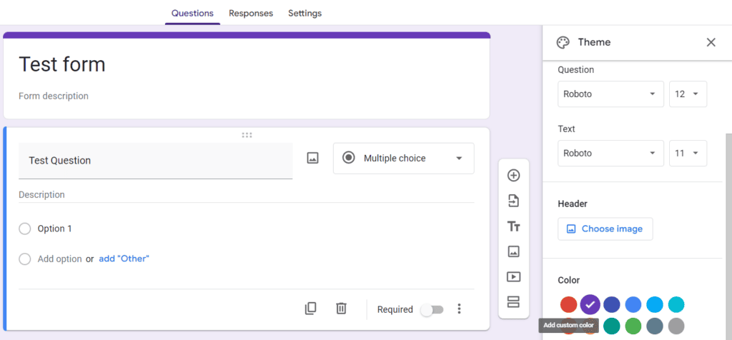 Google Form key features and Google Forms templates