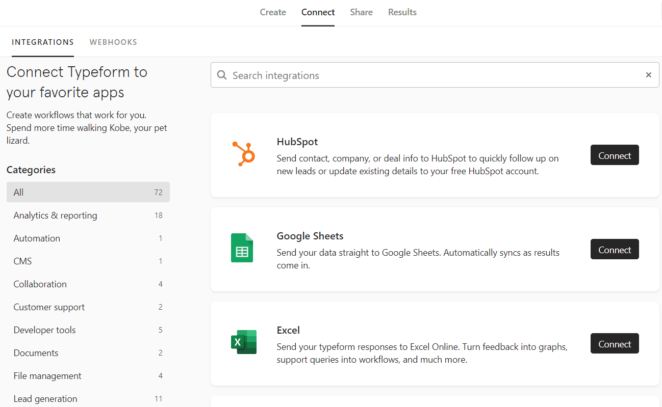 Type:form Forms Example Google Forms vs Typeform: A comparative analysis