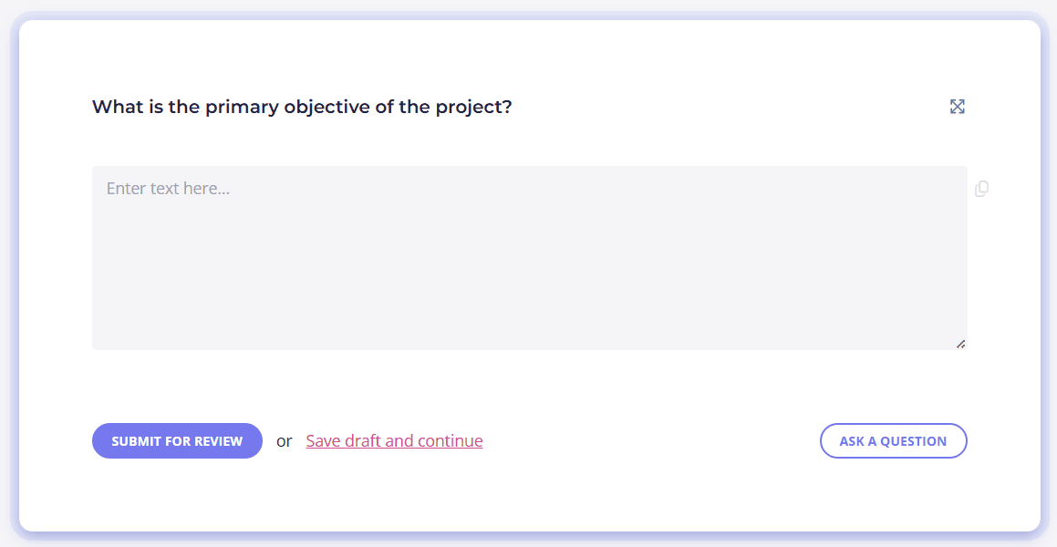 Feasibility questionnaire (free template)