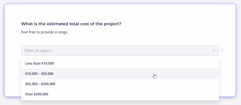 Feasibility questionnaire (free template)